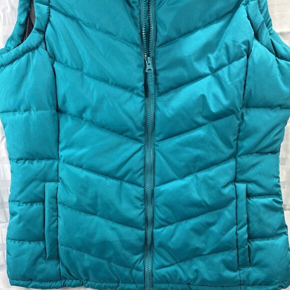 Faded Glory Women Vest Color Green Mint Lining Polyester  Vest Size M (8-10) - Picture 8 of 16